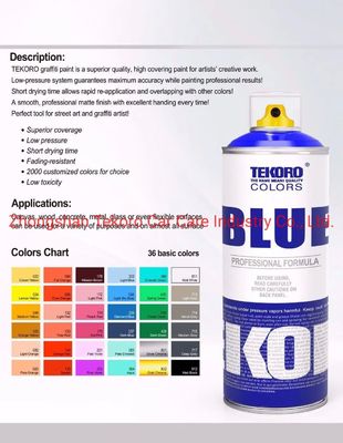 CE Certified RoHS Compliant SGS Certified Graffiti Spray Paint and Aerosol Spray Paint